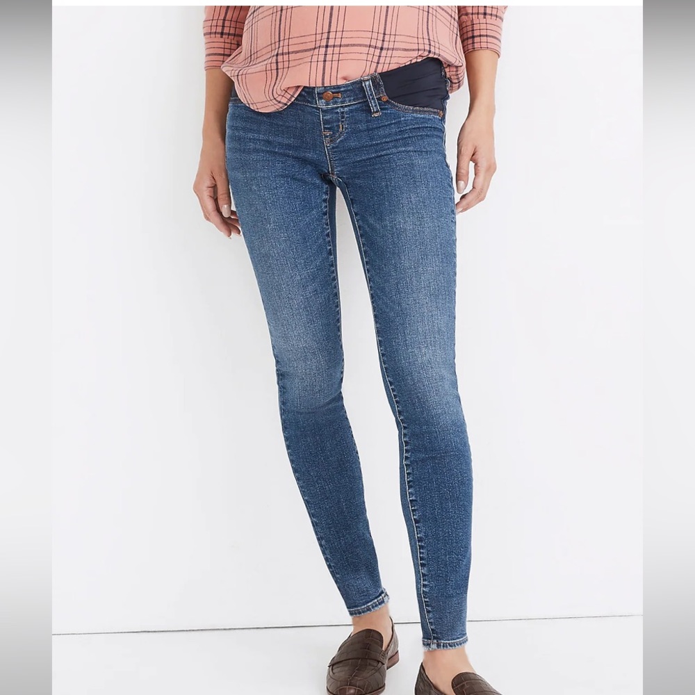 Madewell Maternity Skinny Jeans in Wendover Wash Size 30 EUC J0249